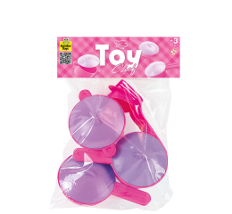 KIT 3 PANELINHAS + 3 UTENSILIOS 27CM 889